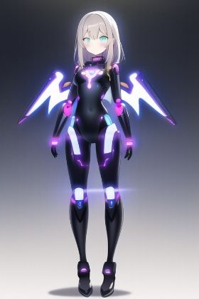 サンプル画像2:第1号 洋服デザイン資料集 〜近未来編〜(AI神) [d_265413]