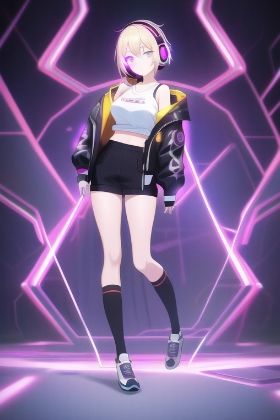 サンプル画像3:第1号 洋服デザイン資料集 〜近未来編〜(AI神) [d_265413]