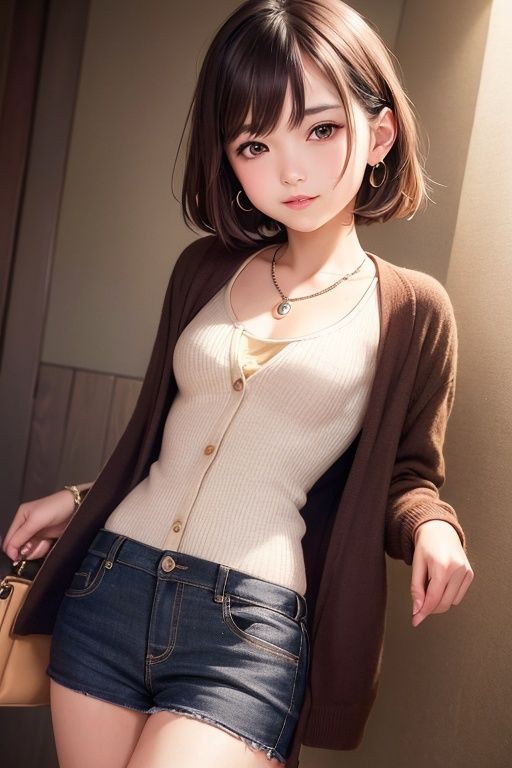 サンプル画像2:ショートカットの女の子(Nearco) [d_265428]