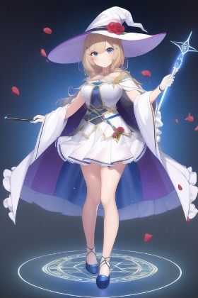 サンプル画像2:第3号 洋服デザイン資料集 〜魔女編〜(AI神) [d_265462]