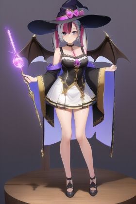 サンプル画像6:第3号 洋服デザイン資料集 〜魔女編〜(AI神) [d_265462]