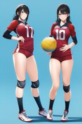 サンプル画像3:第4号 洋服デザイン資料集 〜制服・部活動ユニフォーム編〜(AI神) [d_265558]