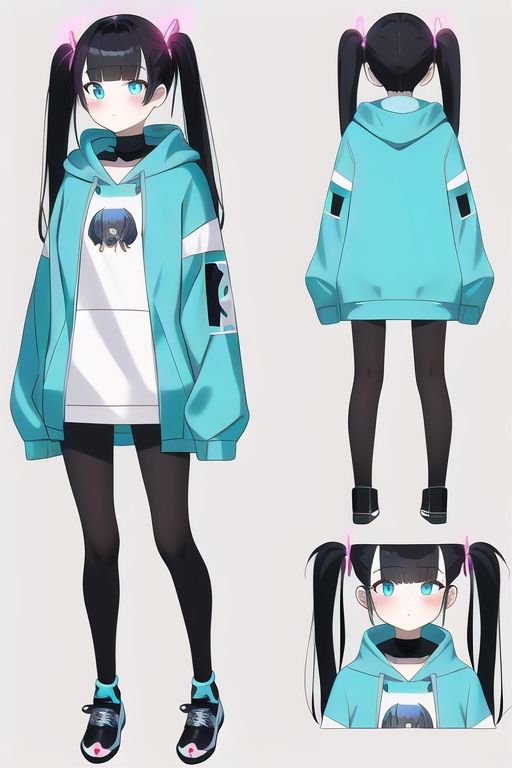 サンプル画像1:第5号 洋服デザイン資料集 〜日常の服・下着・水着編〜(AI神) [d_265581]