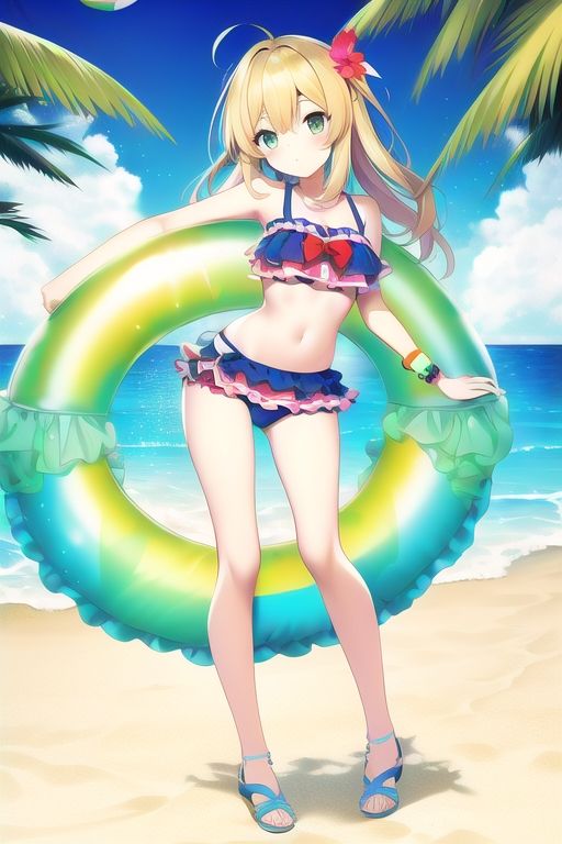 サンプル画像5:第5号 洋服デザイン資料集 〜日常の服・下着・水着編〜(AI神) [d_265581]