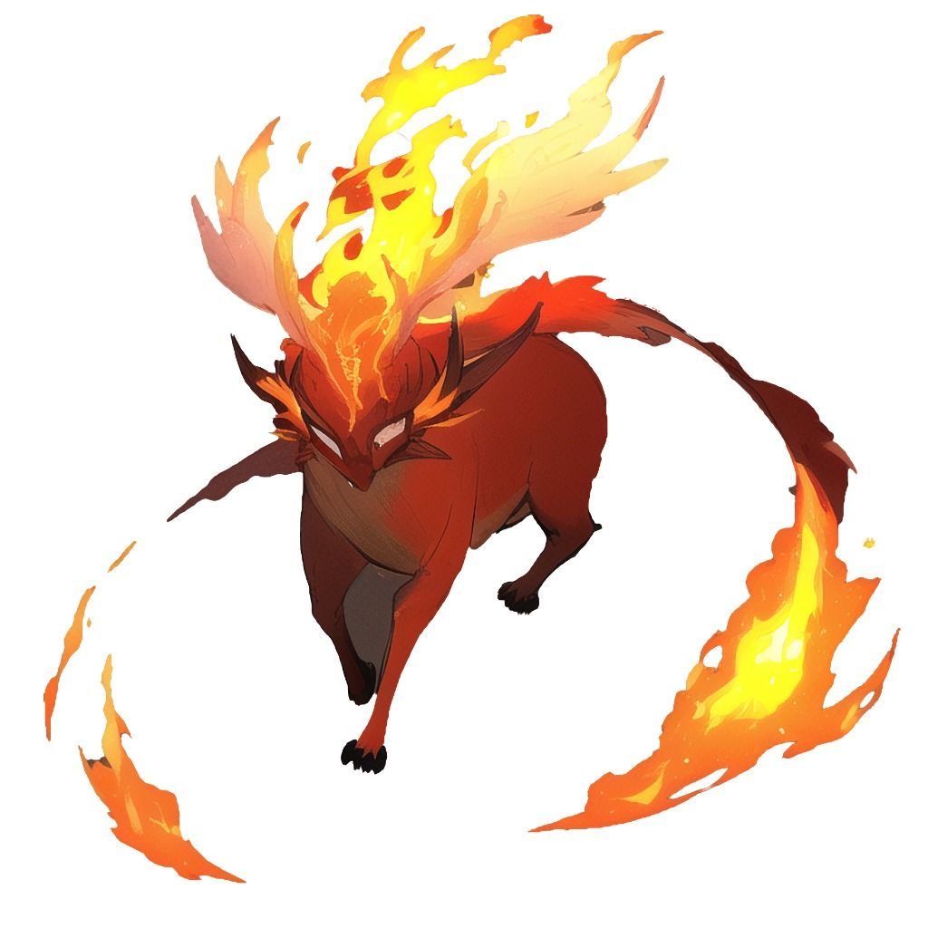 サンプル画像5:【属性別クリーチャー立ち絵1】著作権フリーの高解像度画像（100枚）(Game Material Store) [d_265703]