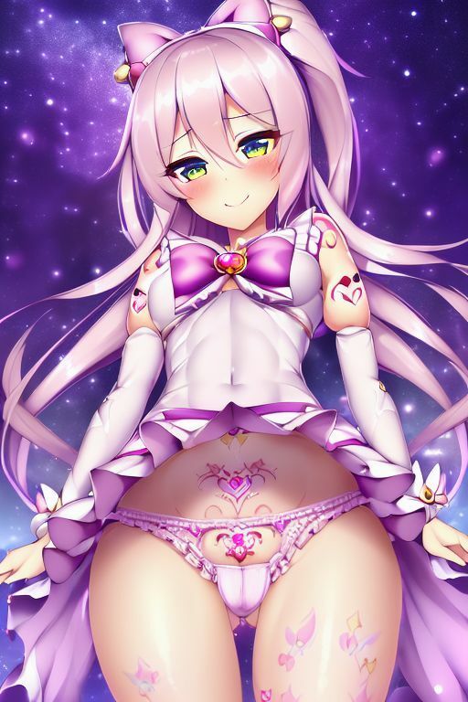 サンプル画像4:淫紋魔法少女のエッチな夜2(AI幻想庭園) [d_265765]