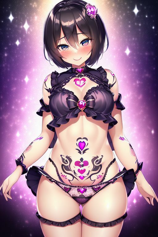 サンプル画像6:淫紋魔法少女のエッチな夜2(AI幻想庭園) [d_265765]