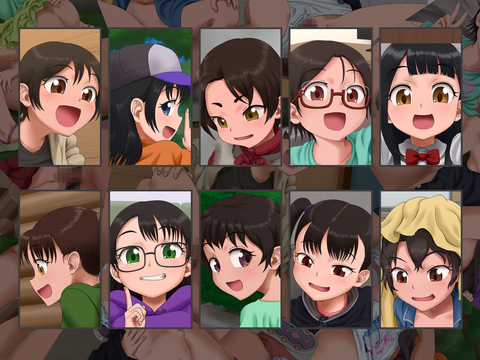 サンプル画像2:ロリ騎乗位オムニバスCG集(裏地えくすてんど) [d_265813]