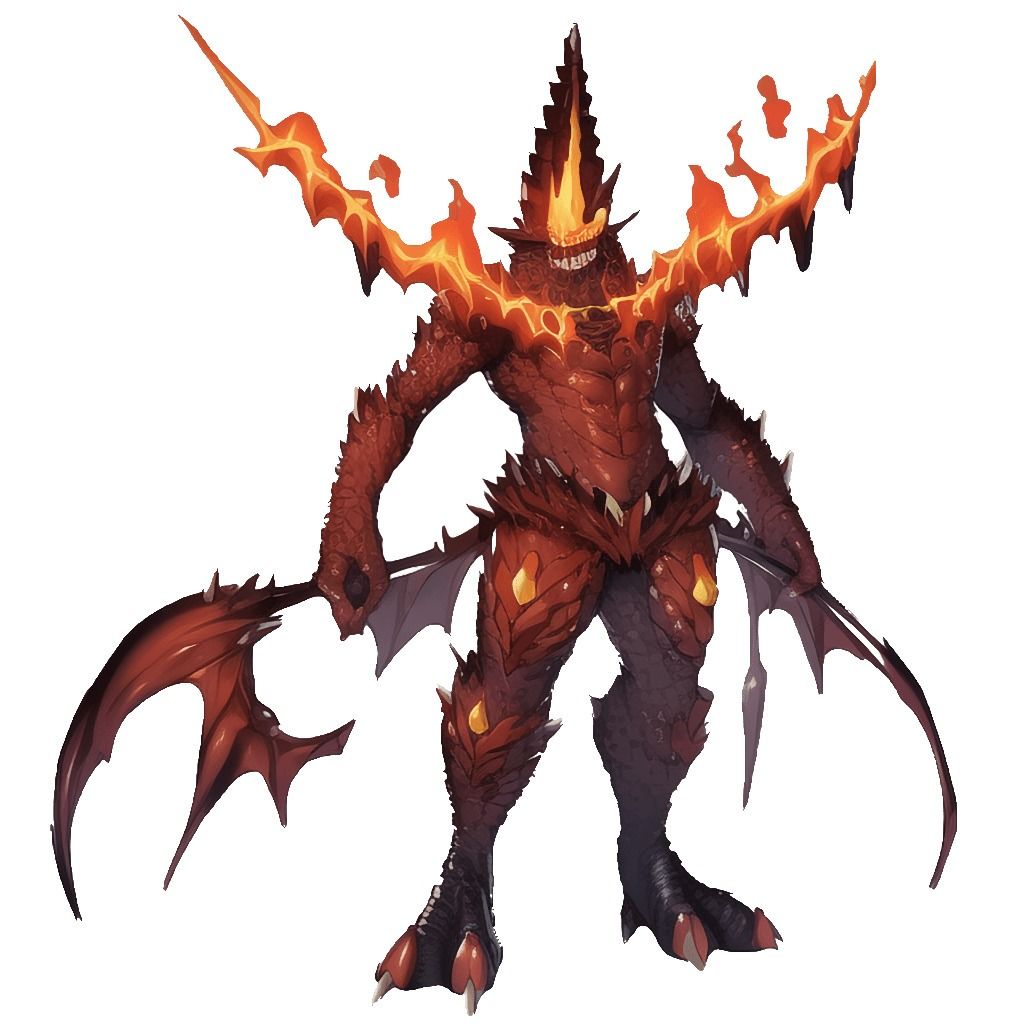 サンプル画像5:【属性別クリーチャー立ち絵2】著作権フリーの高解像度画像（100枚）(Game Material Store) [d_265819]