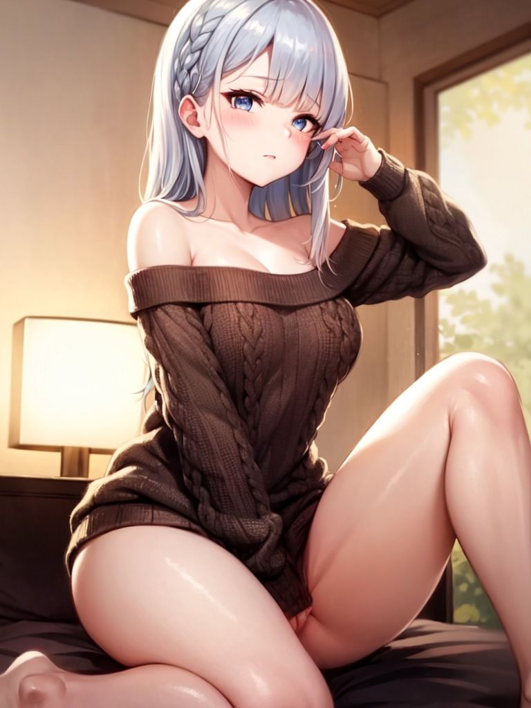 サンプル画像2:銀髪モデル美女のちょっとエッチな日常(ぽりっしゅ本舗) [d_265909]