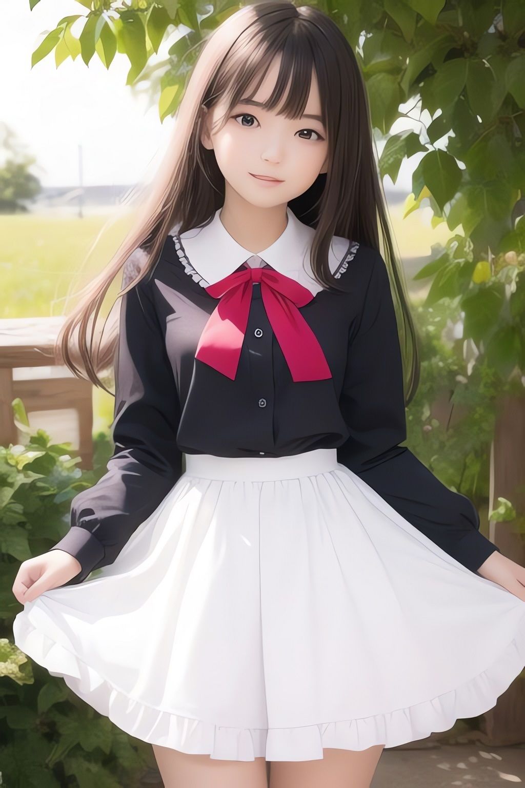 サンプル画像4:透き通るような美少女AIイラスト集※リアル(AIイラスト冒険者) [d_266112]