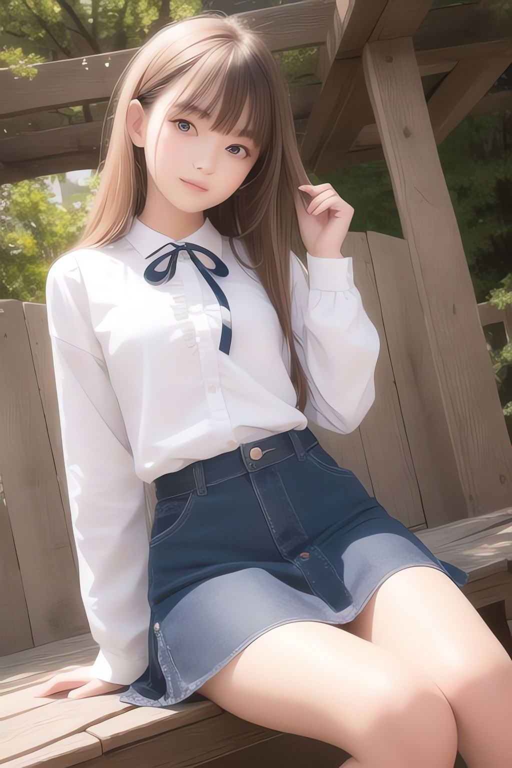 サンプル画像5:透き通るような美少女AIイラスト集※リアル(AIイラスト冒険者) [d_266112]