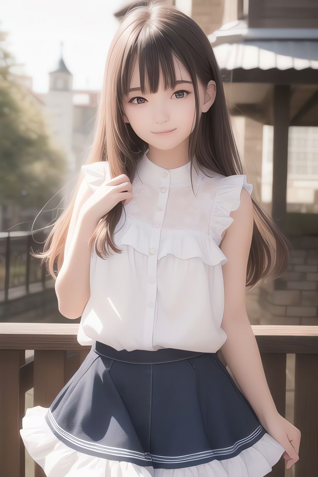 サンプル画像6:透き通るような美少女AIイラスト集※リアル(AIイラスト冒険者) [d_266112]