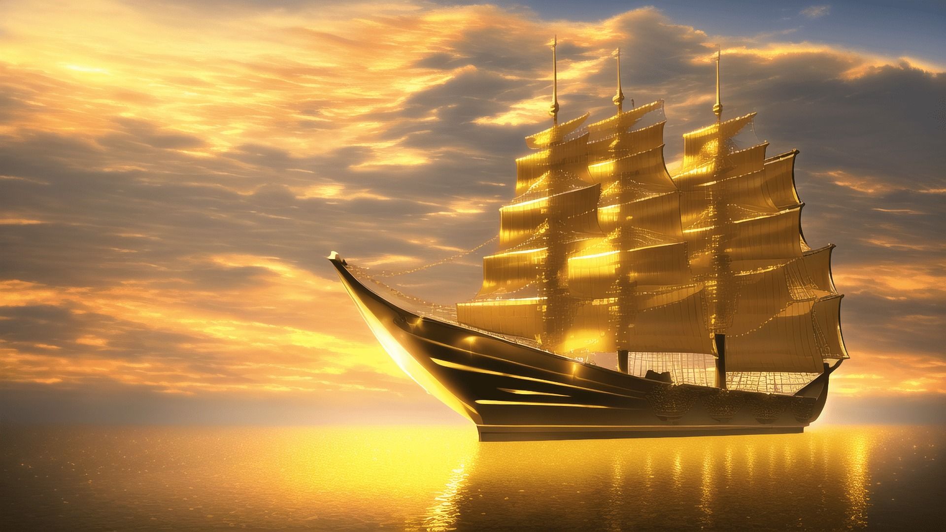 サンプル画像5:【アニメ調の黄金郷系背景】著作権フリーの高解像度画像（100枚）(Game Material Store) [d_266162]