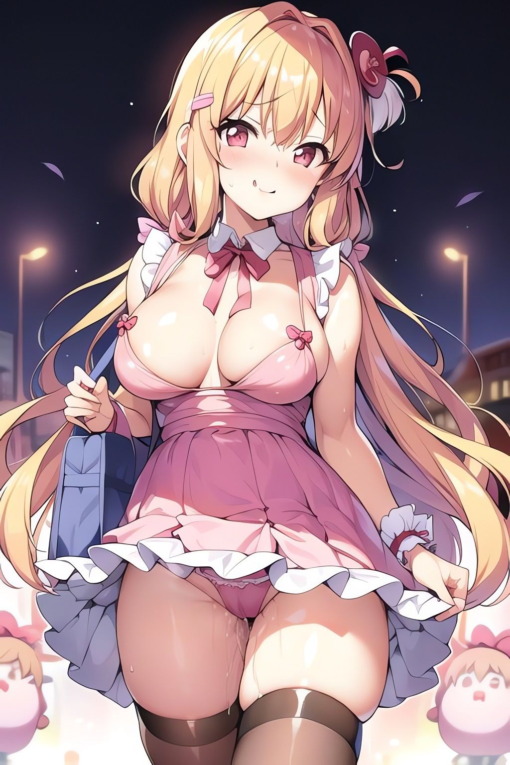 サンプル画像5:露出美少女CGイラスト集※アニメAI 2(AIイラスト冒険者) [d_266174]