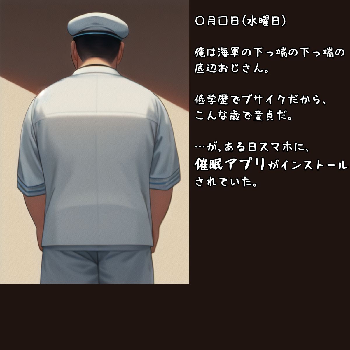 サンプル画像1:催●アプリを手にした底辺中年おじさん艦○托卵ダイアリー(パニックアメリカ) [d_266218]