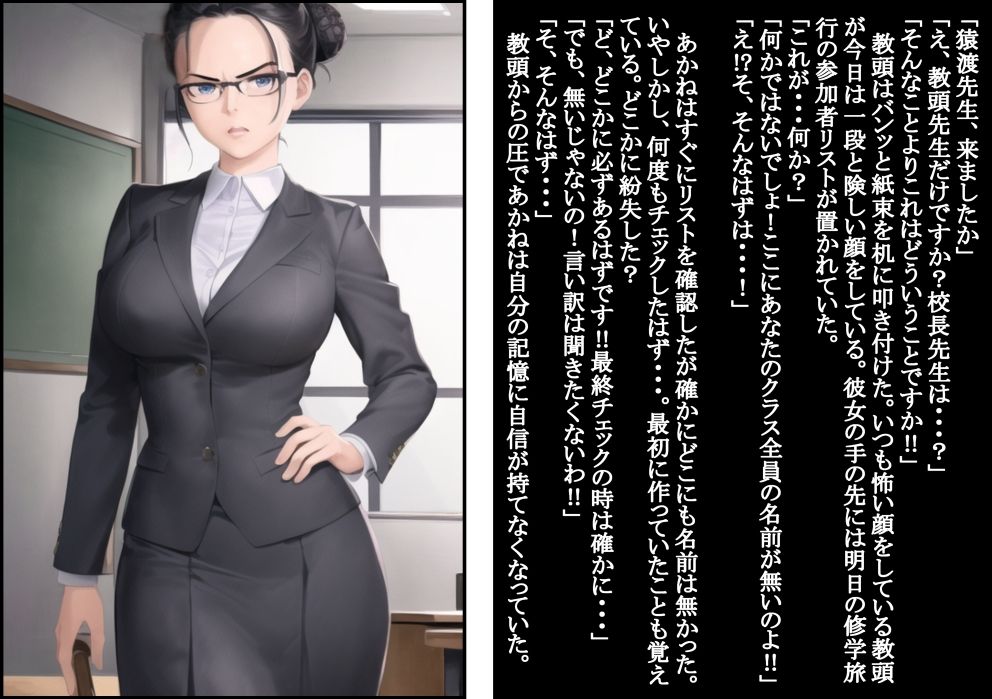 サンプル画像5:動物にされた女教師(Rabbit ears) [d_266272]