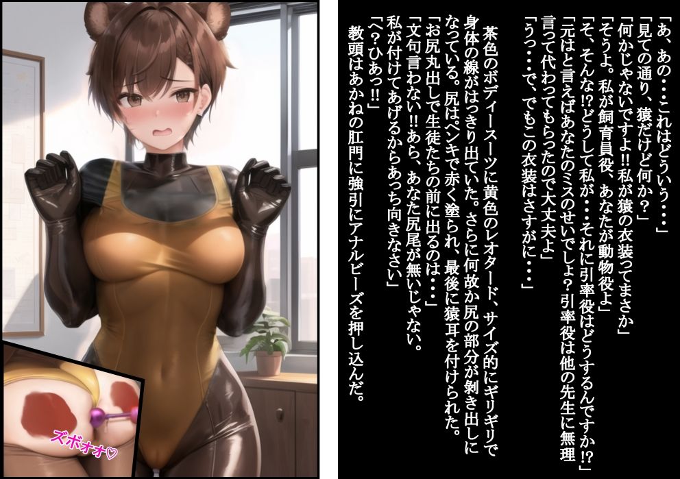 サンプル画像6:動物にされた女教師(Rabbit ears) [d_266272]