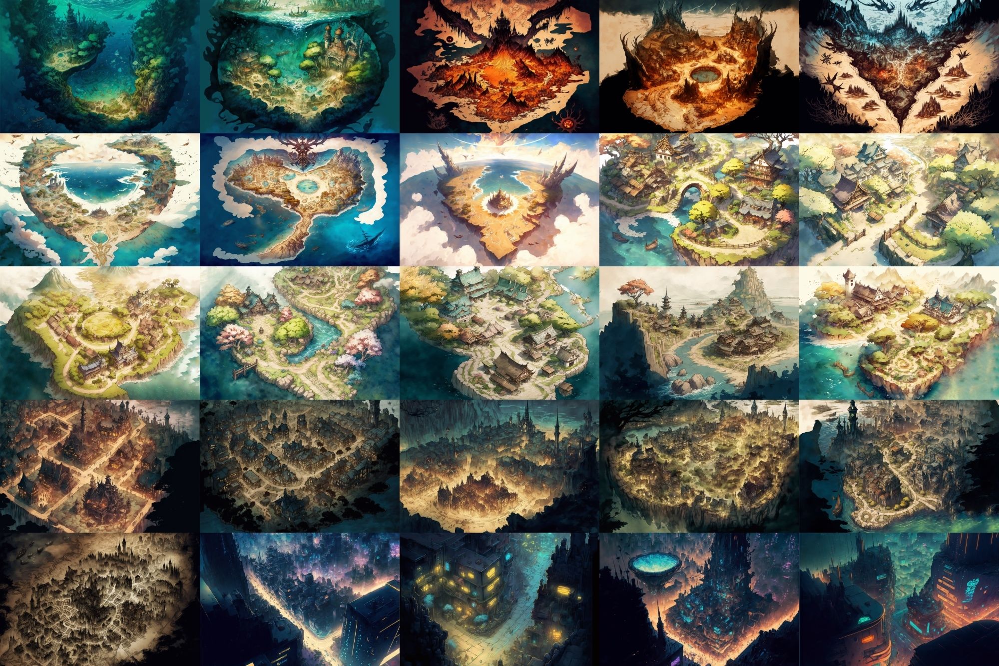 サンプル画像4:【上空から見た都市等のマップ】著作権フリーの高解像度画像（100枚）(Game Material Store) [d_266304]