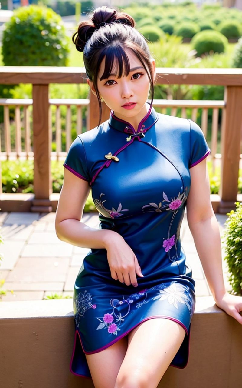 サンプル画像3:バーチャル少女 AIRI Vol.15 チャイナドレスVer(バーチャル少女AIRI) [d_266324]