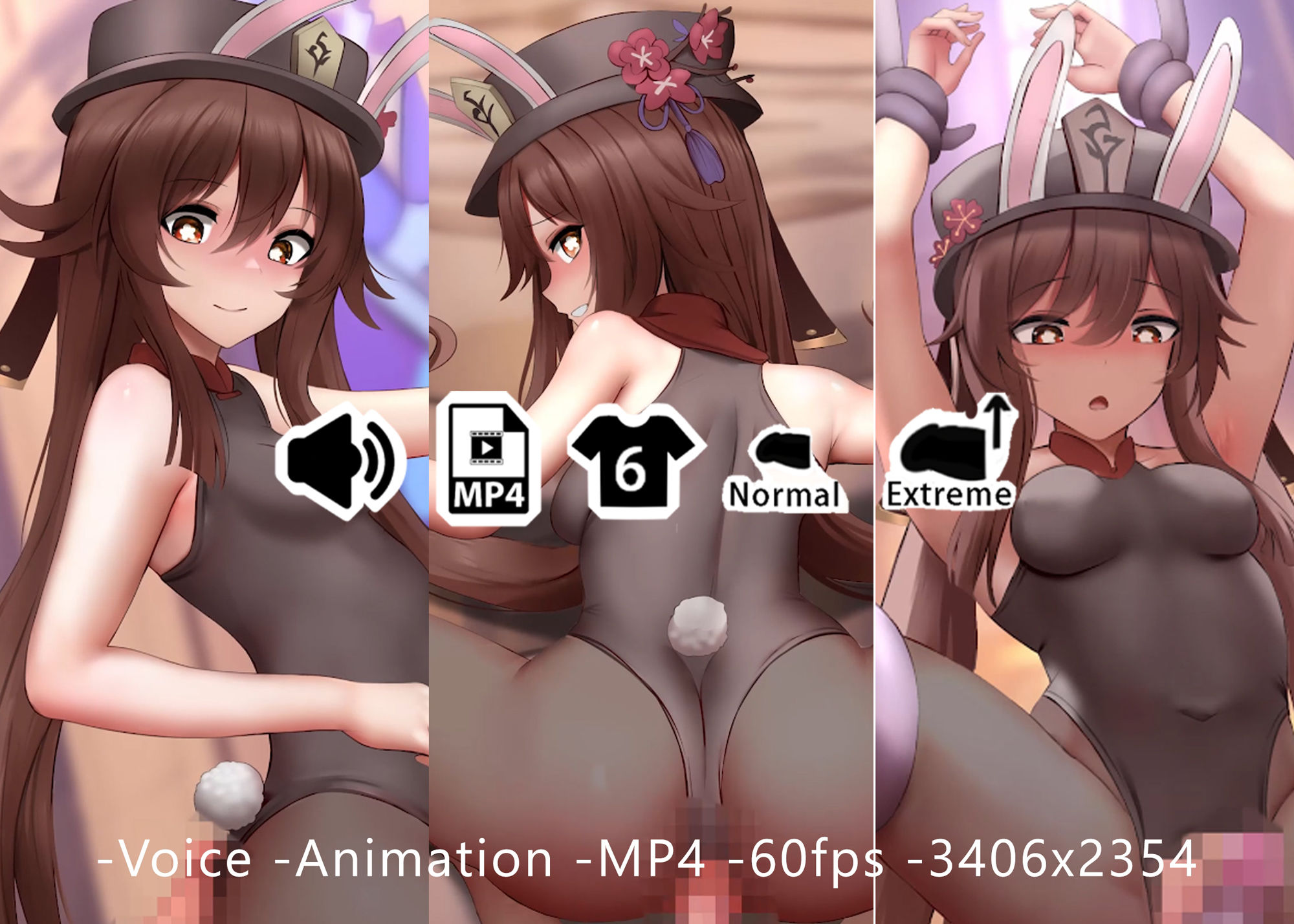 サンプル画像1:胡桃 – 同人動画 （ぎんハハ）2023(ぎんハハ) [d_266343]