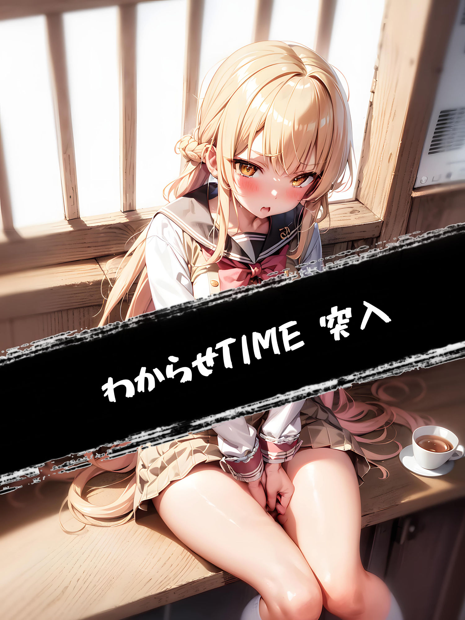 サンプル画像4:生意気な金髪ギャルJKをわからせる(taketorium) [d_266352]