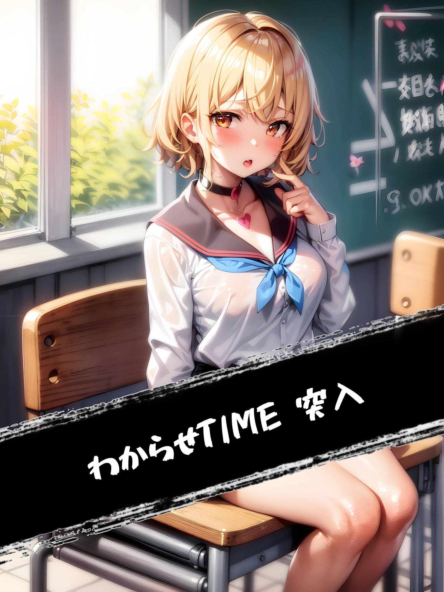 サンプル画像6:生意気な金髪ギャルJKをわからせる(taketorium) [d_266352]