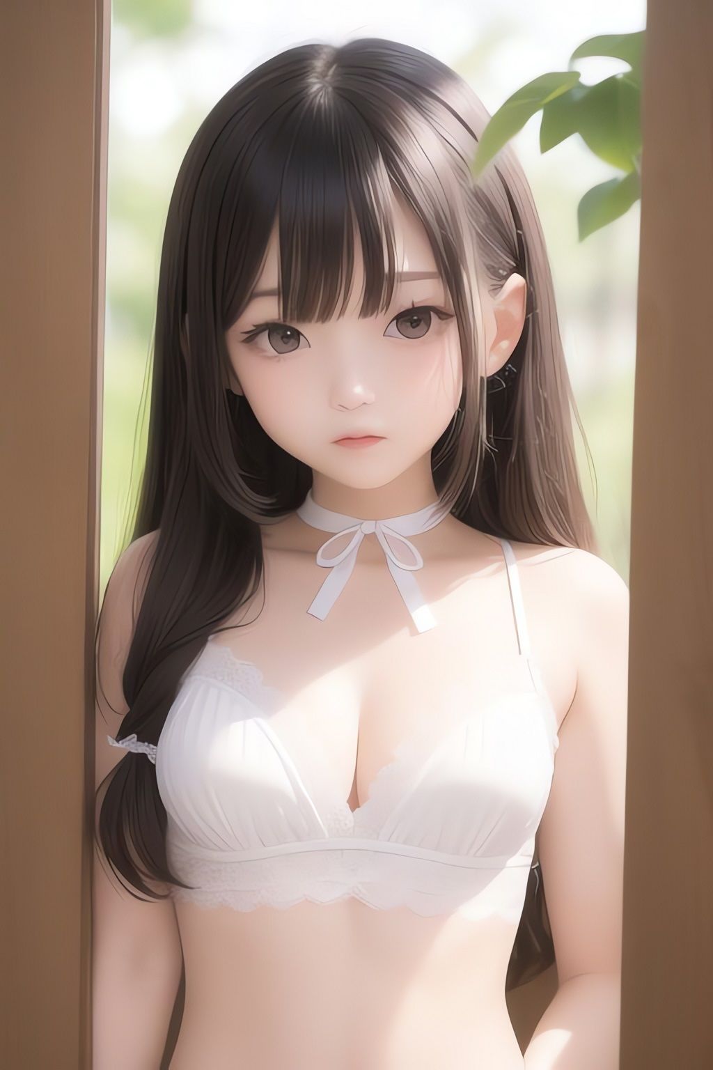 サンプル画像3:純白の美少女AIイラスト集リアル10(AIイラスト冒険者) [d_266397]