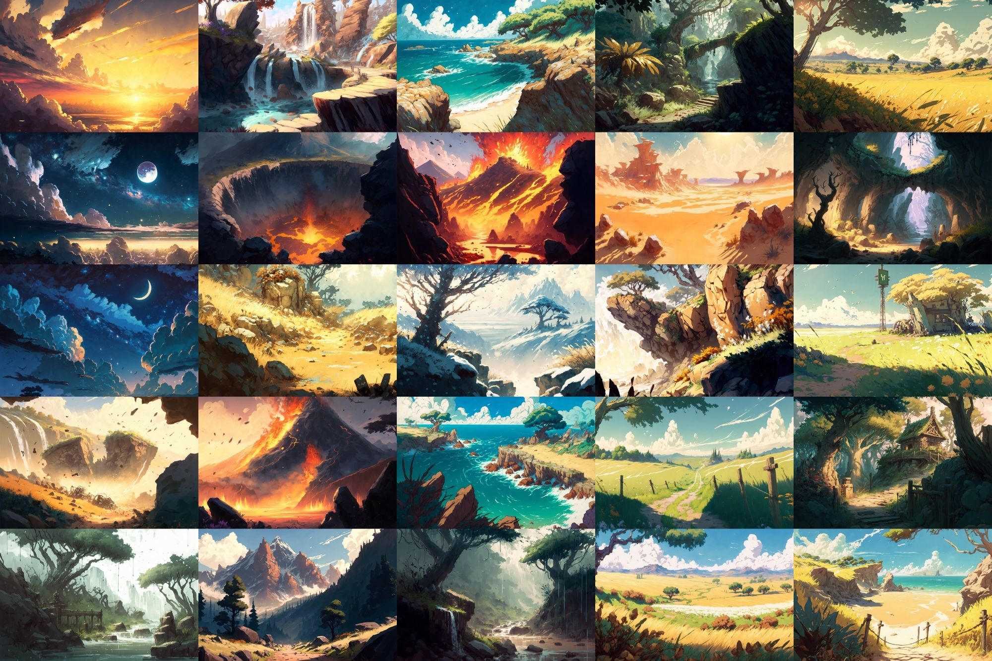 サンプル画像3:【美麗で幻想的な自然系背景】著作権フリーの高解像度画像（100枚）(Game Material Store) [d_266438]