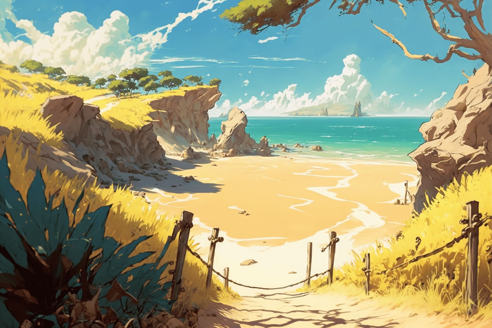 サンプル画像5:【美麗で幻想的な自然系背景】著作権フリーの高解像度画像（100枚）(Game Material Store) [d_266438]