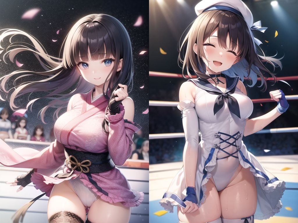 サンプル画像5:AIアイドル美少女プロレスラーCG集 Vol.4(mugi) [d_266481]