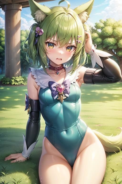 サンプル画像1:変身ヒロイン敗北CG メス犬調教編(AI魔法少女) [d_266717]