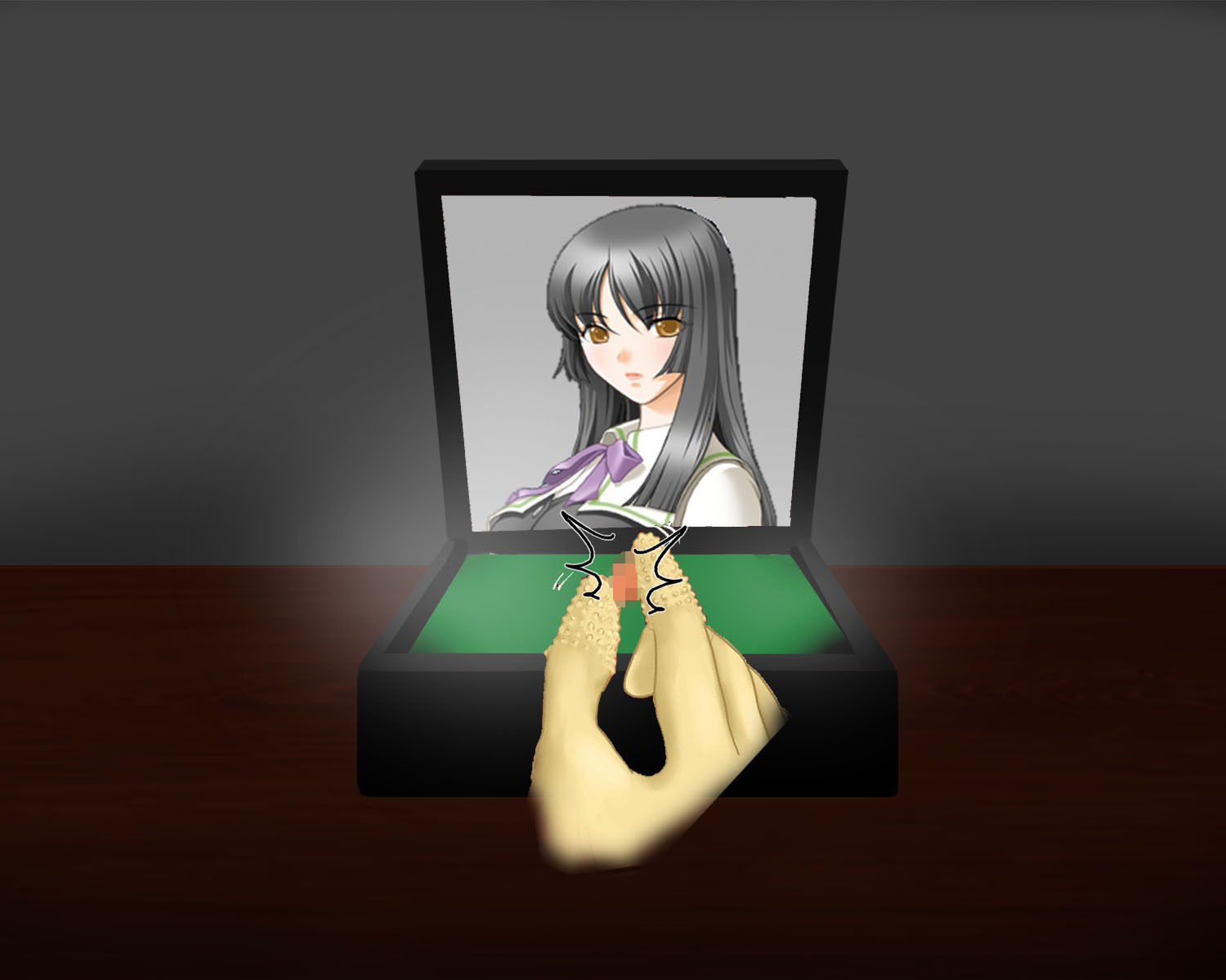 サンプル画像1:『退魔巫女クリボックス化、陰核陵●破壊、二億年寸止め快楽地獄』(淫乱テディベア) [d_266756]