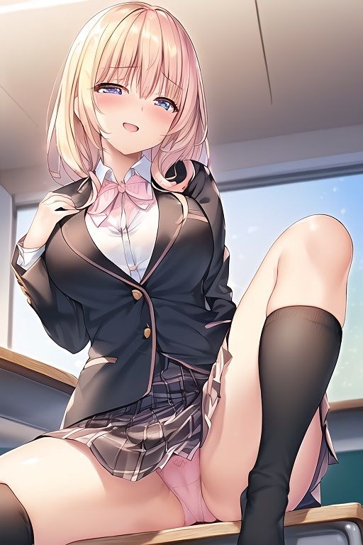 サンプル画像4:ブレザーJKのおぱんつを心ゆくまで堪能したい(デカパイ屋さん) [d_266829]