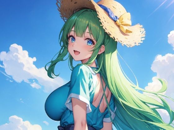 サンプル画像1:早〇さんと海水浴 CG集(AI絵師316号) [d_266871]