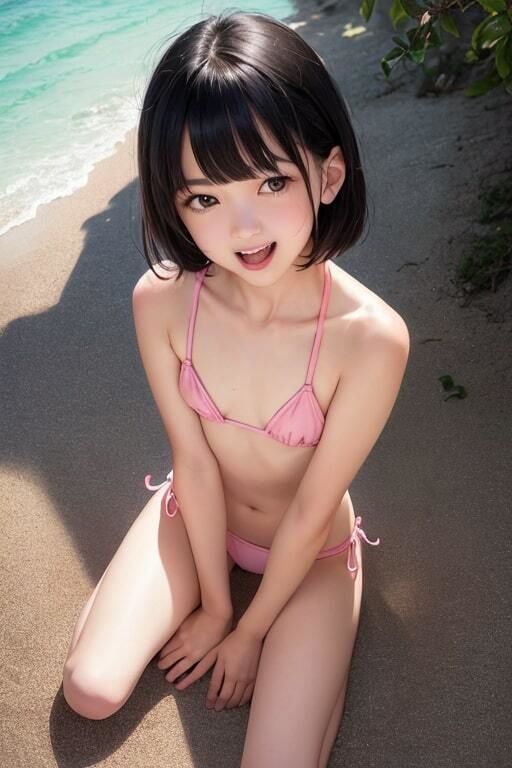 貧乳系AI生成アイドル片瀬千恵写真集（危ないオフショット付）