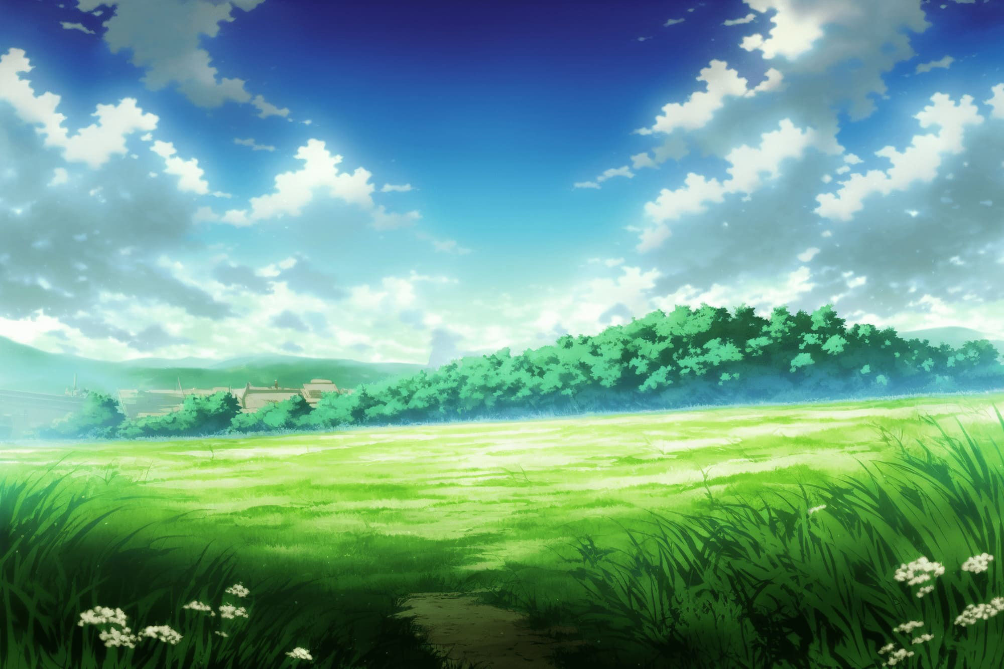 サンプル画像5:【アニメ映画風の自然系背景】著作権フリーの高解像度画像（100枚）(Game Material Store) [d_267153]