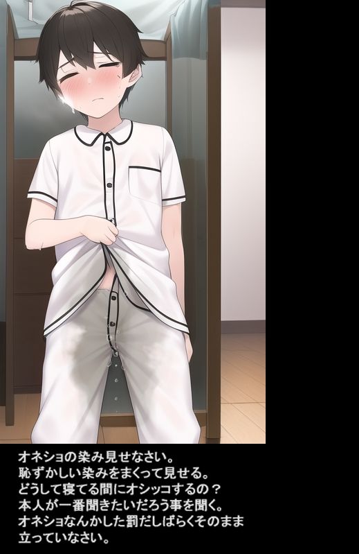 サンプル画像3:少年オモラシ本(おもらし研究所) [d_267213]