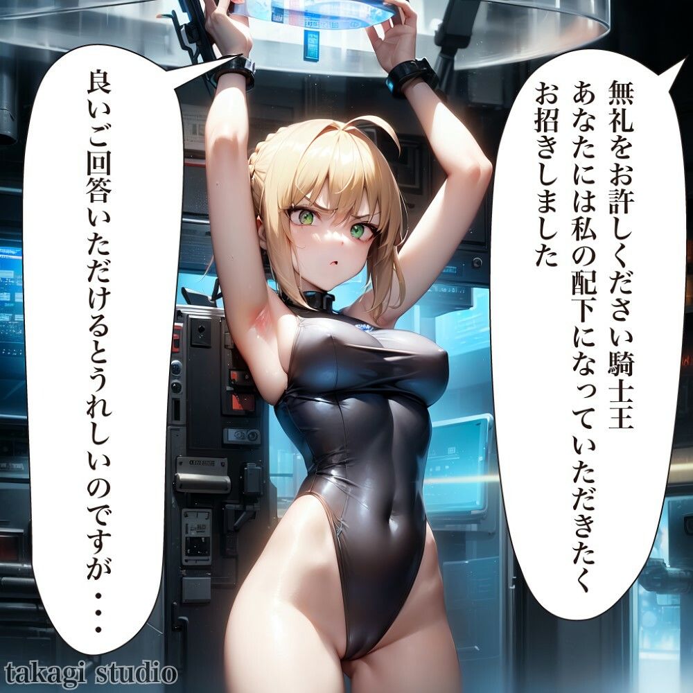 サンプル画像2:騎士王、洗脳改造計画(takagi_studio) [d_267251]