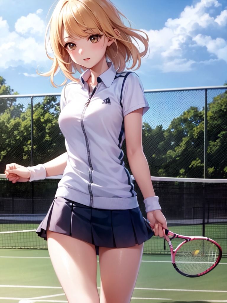 サンプル画像2:狙われたテニス少女(ぽりっしゅ本舗) [d_267326]