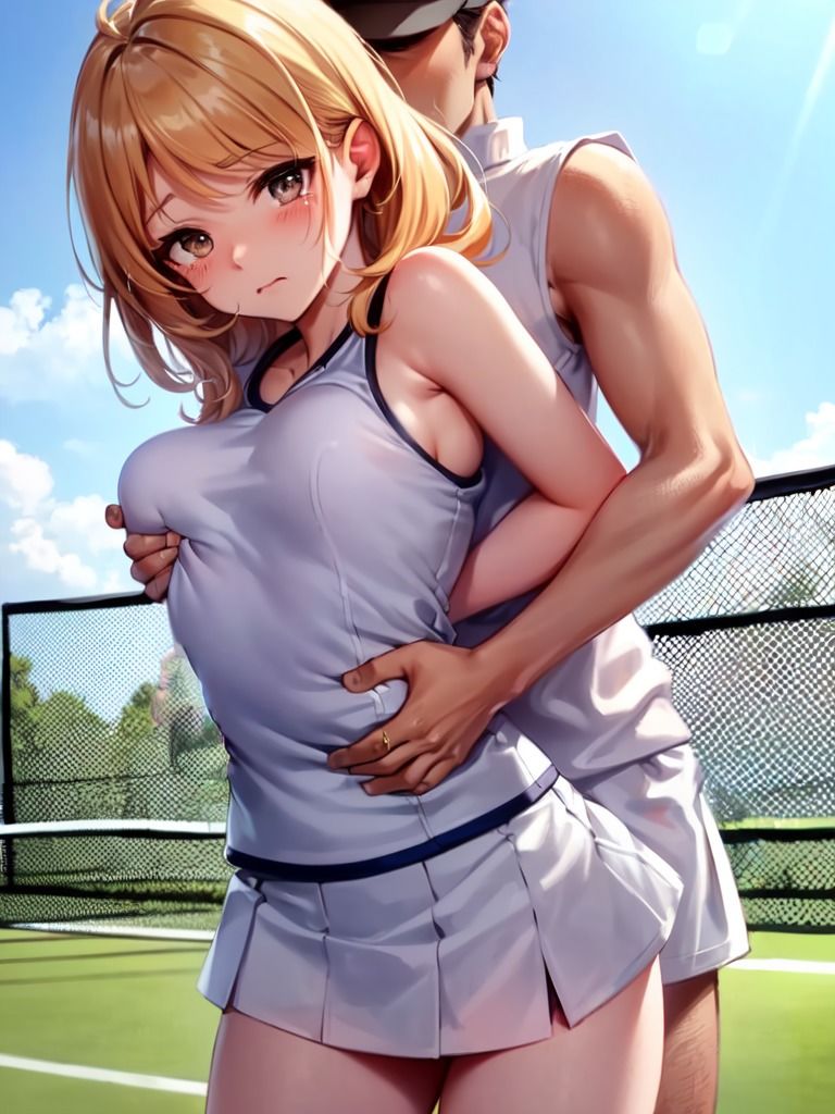 サンプル画像3:狙われたテニス少女(ぽりっしゅ本舗) [d_267326]