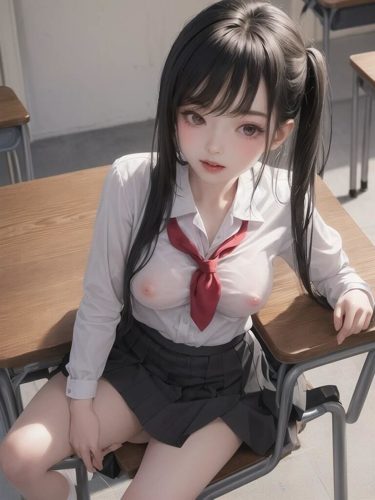 サンプル画像2:生徒に手を出す5秒前(新井愛) [d_267341]