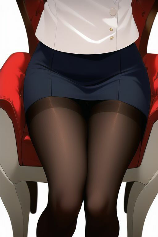 サンプル画像3:ミニスカ黒ストふとももCG集サンプル(眠いちりめん) [d_267453]