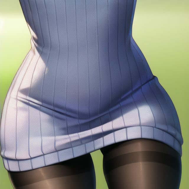 サンプル画像5:ミニスカ黒ストふとももCG集サンプル(眠いちりめん) [d_267453]