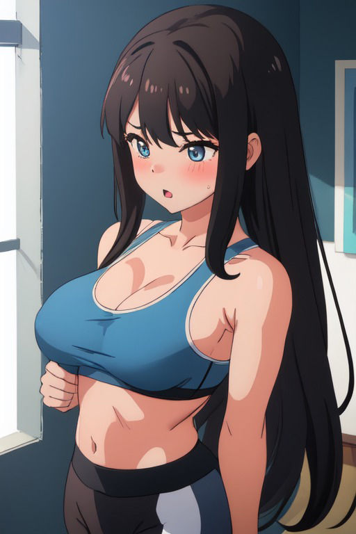 サンプル画像3:元気で健康的なスポーツ女子の画像集(技術的特異点) [d_267562]