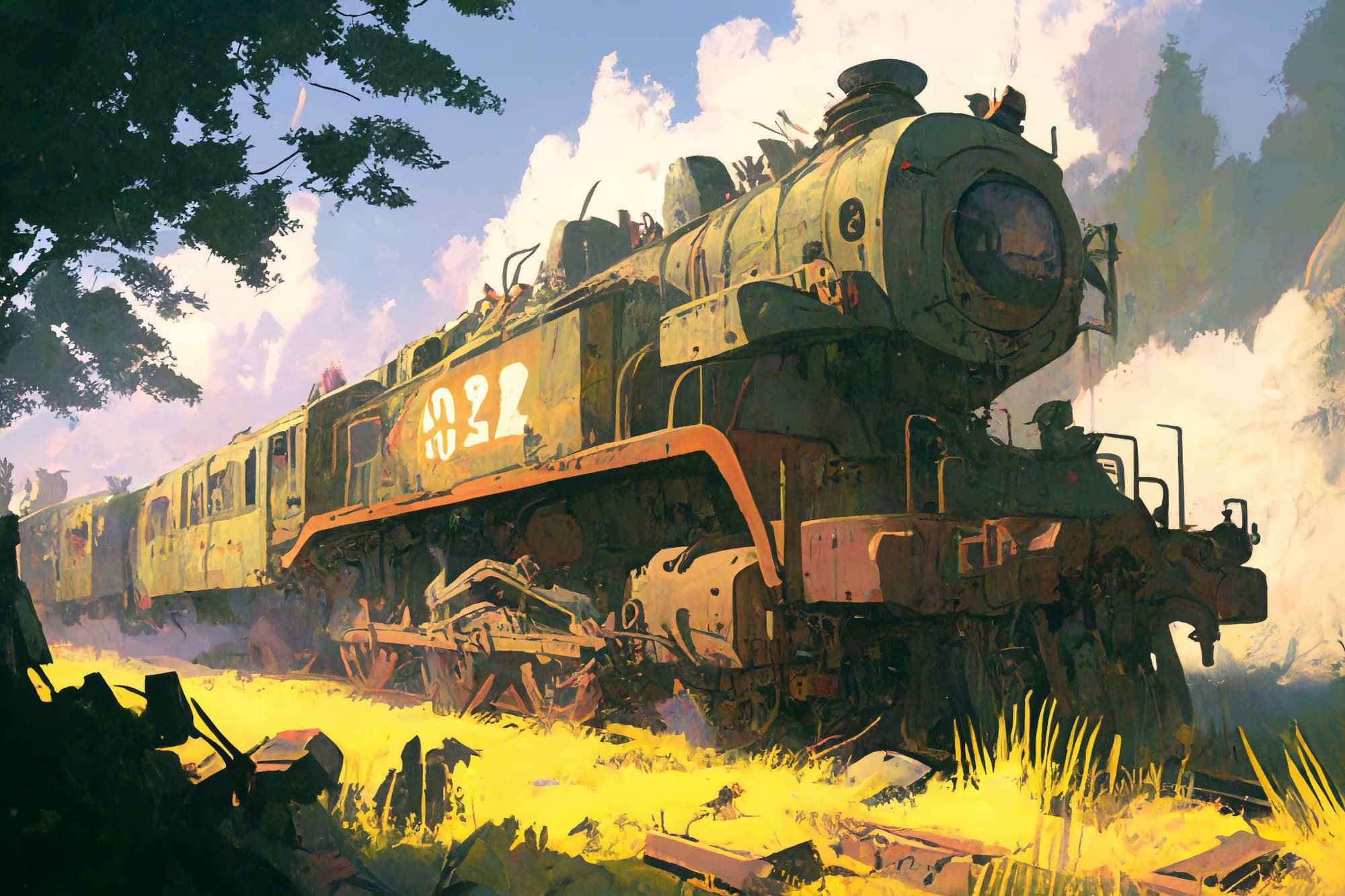 サンプル画像6:【美麗で幻想的な廃墟系の背景】著作権フリーの高解像度画像（100枚）(Game Material Store) [d_267565]