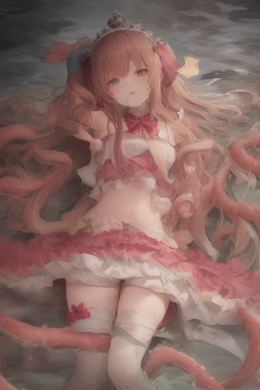 サンプル画像2:触手に襲われる姫様たち(ゆにゆー) [d_267577]