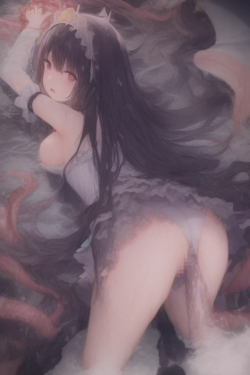 サンプル画像4:触手に襲われる姫様たち(ゆにゆー) [d_267577]