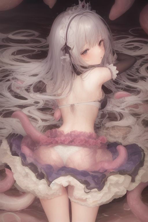 サンプル画像5:触手に襲われる姫様たち(ゆにゆー) [d_267577]