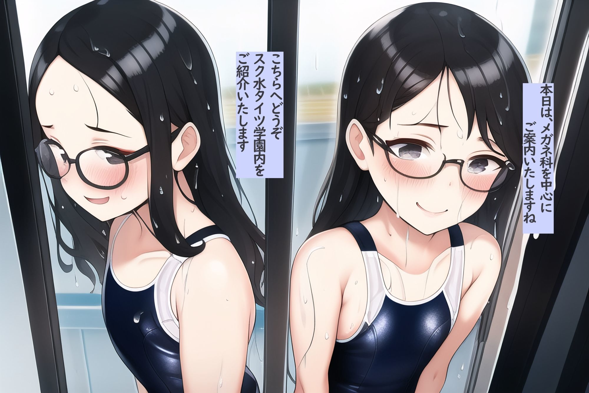 サンプル画像1:常識改変・スク水タイツ学園(接続商会) [d_267603]